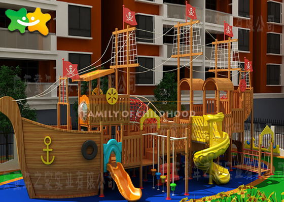 Çocuk Çocuklar Açık Bahçesi Ekipmanları Cubby House Pro Kurulumu