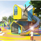 Unisex Çocuklar İçin ODM Açık Eğlence Parkı Ekipmanları Fiberglas Oyna